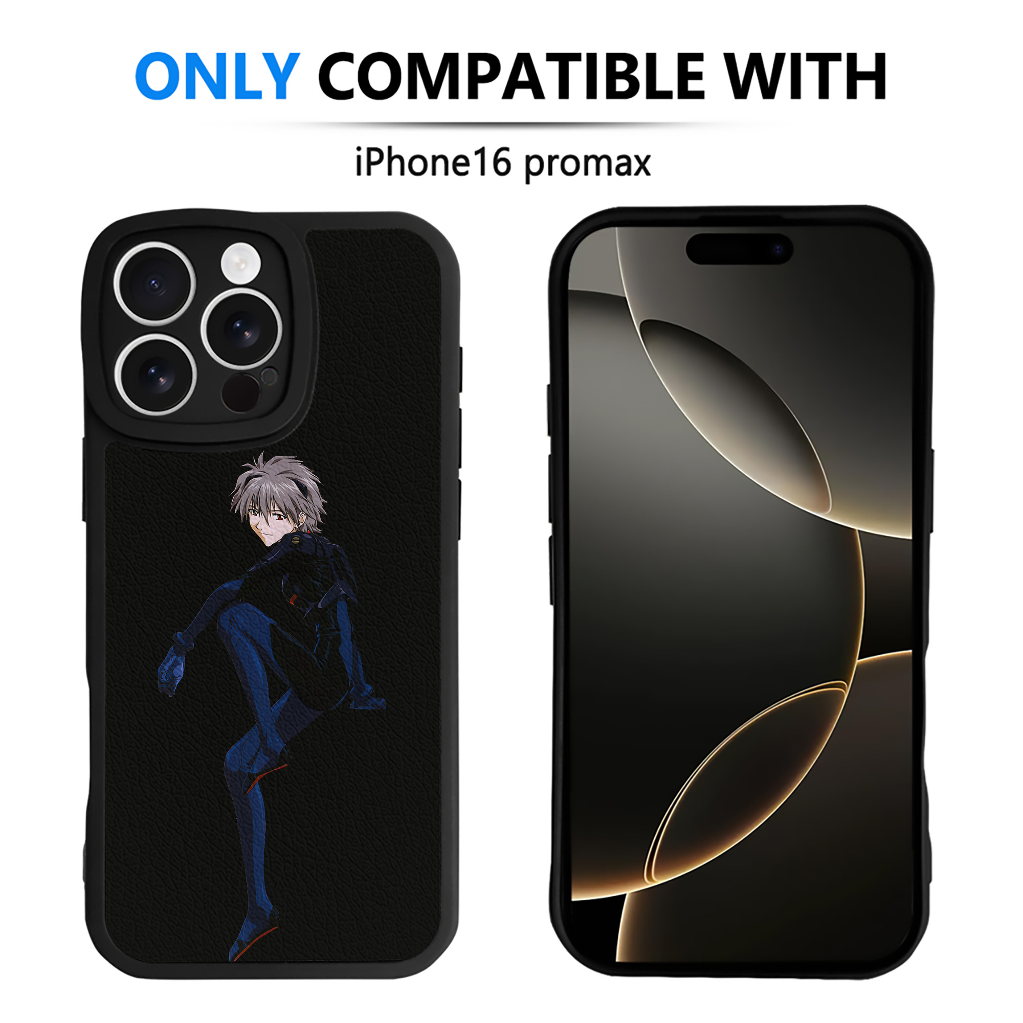 （画像用） EVA 新世紀エヴァンゲリオン 【iPhone 16シリーズ対応】シリコンスマホケース（レザー調） 材質：シリコン